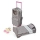 preview thumbnail 2 of 14, Badger Basket Travel and Tour Trolley Carrier with Bed for 18-inch Dolls - Gray/Stars