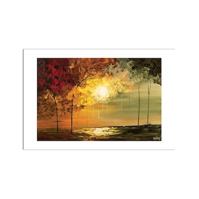 September Fine Art Paper Print by Osnat Tzadok - Multi