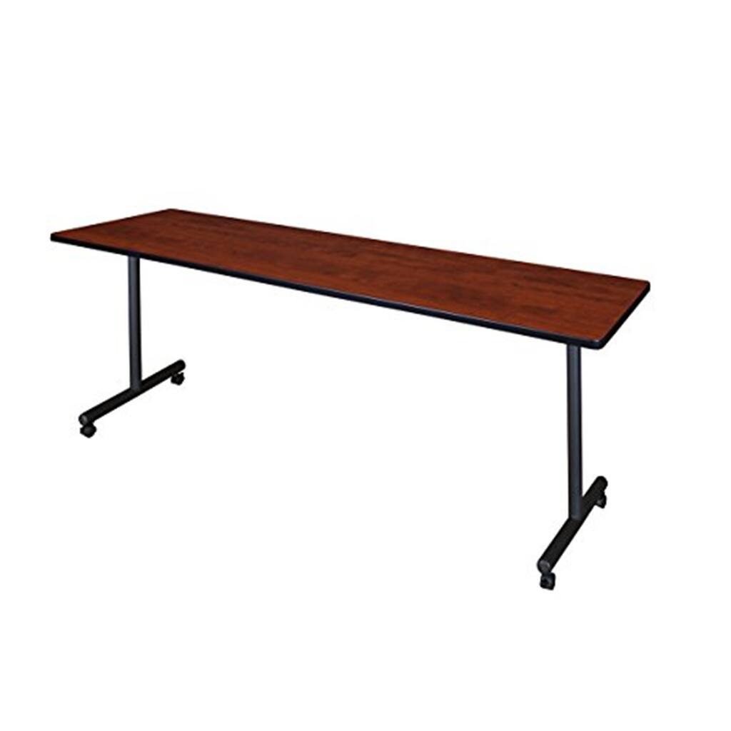 84" x 24" Mobile Training Table- Cherry