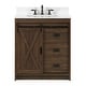 preview thumbnail 31 of 165, Sudio Design Bathroom Vanity Rafter Collection 30" Single Sink - Rustic Brown