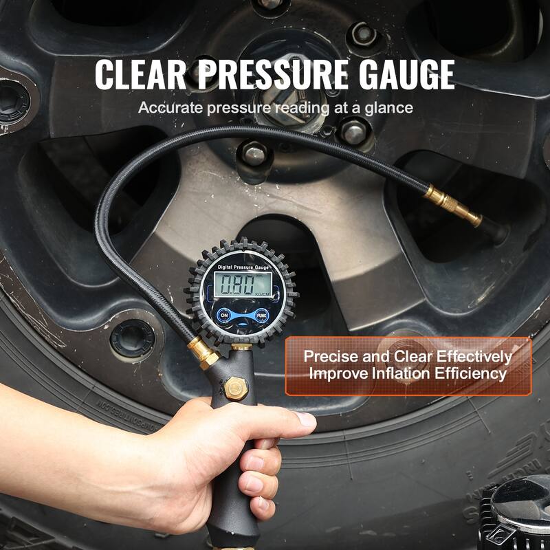 Air Compressor with Digital Pressure Gauge Tire Inflator for Trucks Car SUV