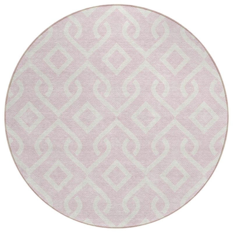 HomeRoots Geometric Transitional Rectangle Outdoor Rug