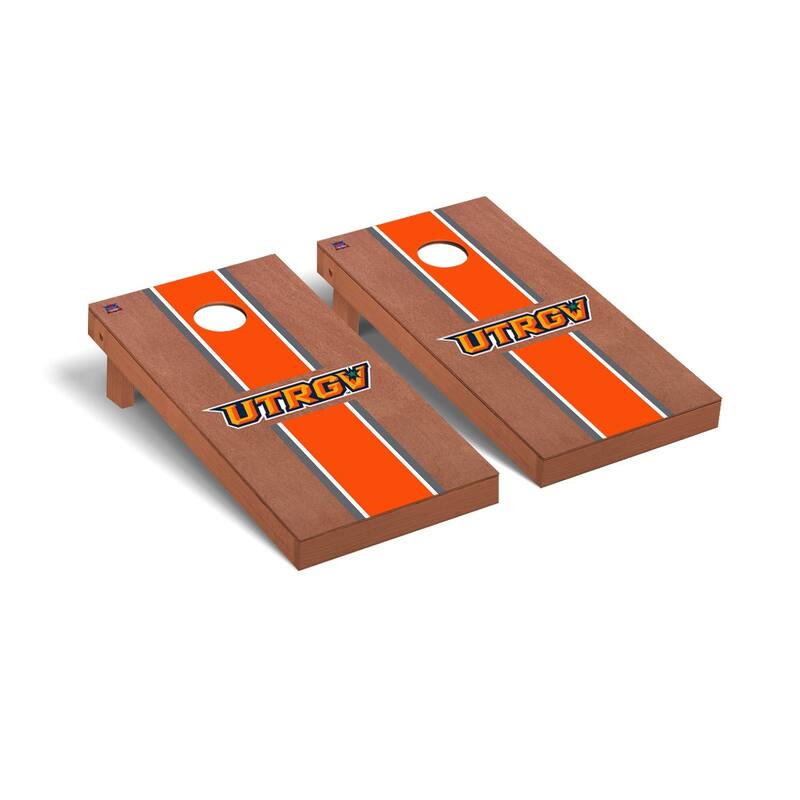 Texas Rio Grande Valley Vaqueros Rosewood Cornhole Board Set