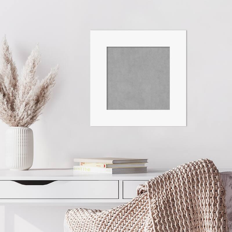 Amanti Art Basic White Framed Magnetic Board
