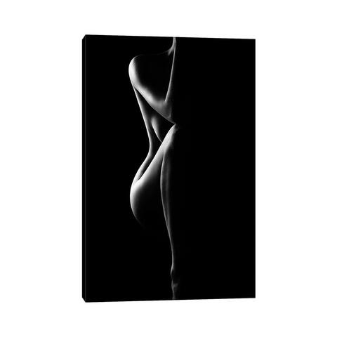 iCanvas "Silhouette Of Nude Woman" by Johan Swanepoel Canvas Print