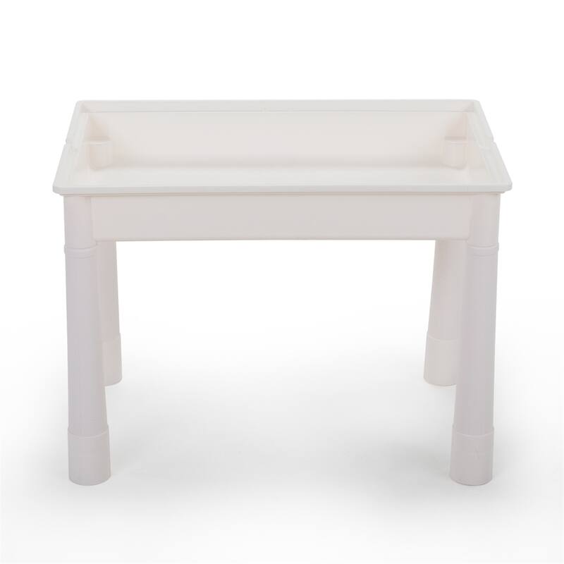 Children's Building Blocks Desk and Chair Set with DIY Building Blocks