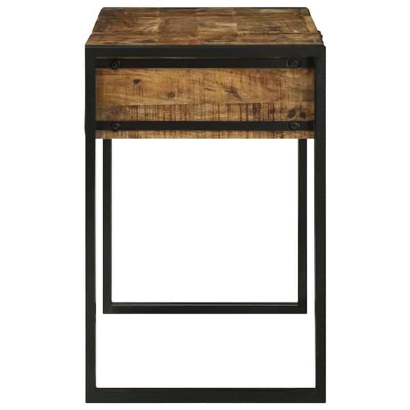 vidaXL Bedroom Dressing Tables with Storage Brown Solid Mango wood - 35.43 x 19.69 x 29.53 in