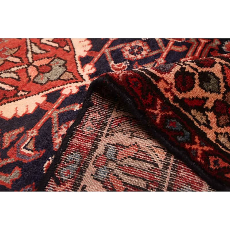 ECARPETGALLERY Hand-knotted Andelz Dark Navy Wool Rug - 3'4 x 16'6