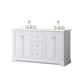 Option White / White Quartz Top / Brushed Gold Hardware