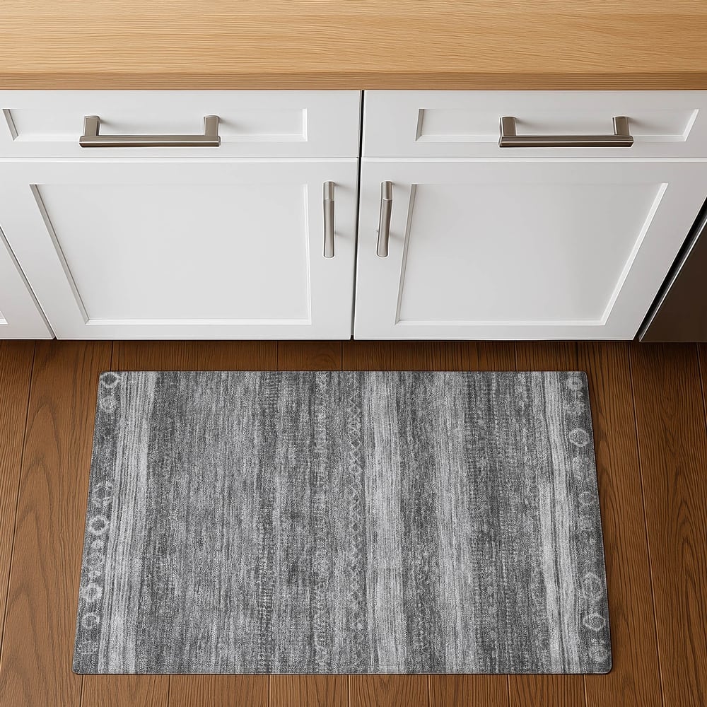 Premium Washable Super Soft Global Stripes Mayfield Rug