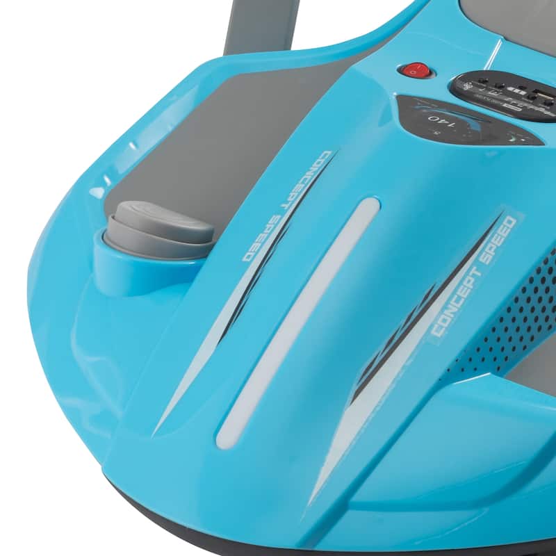 Electric Kids Racing Car with Lights and Music, 18V Battery Powered Ride-On Toy for Boys & Girls Ages 6+