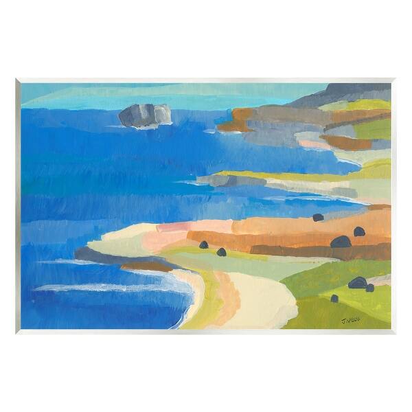 Stupell Modern Coastal Inlets Wall Plaque Art Design By Jan Weiss - Bed ...