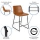 preview thumbnail 2 of 39, Upholstered Counter Height Modern Dining Stools (Set of 2)