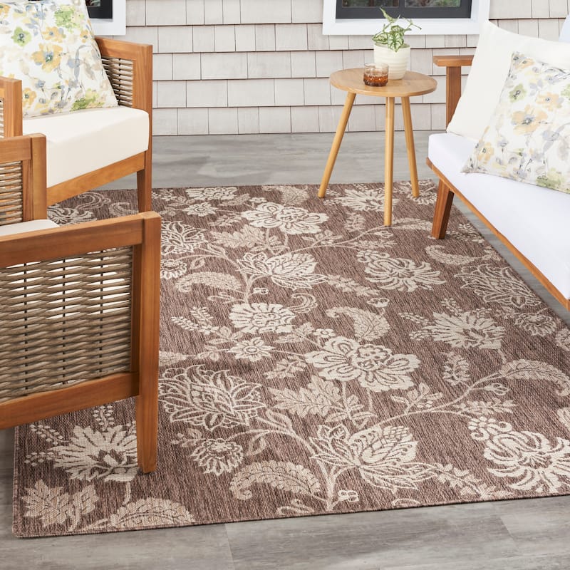 Nourison Garden Oasis Indoor/Outdoor Nature Area Rug