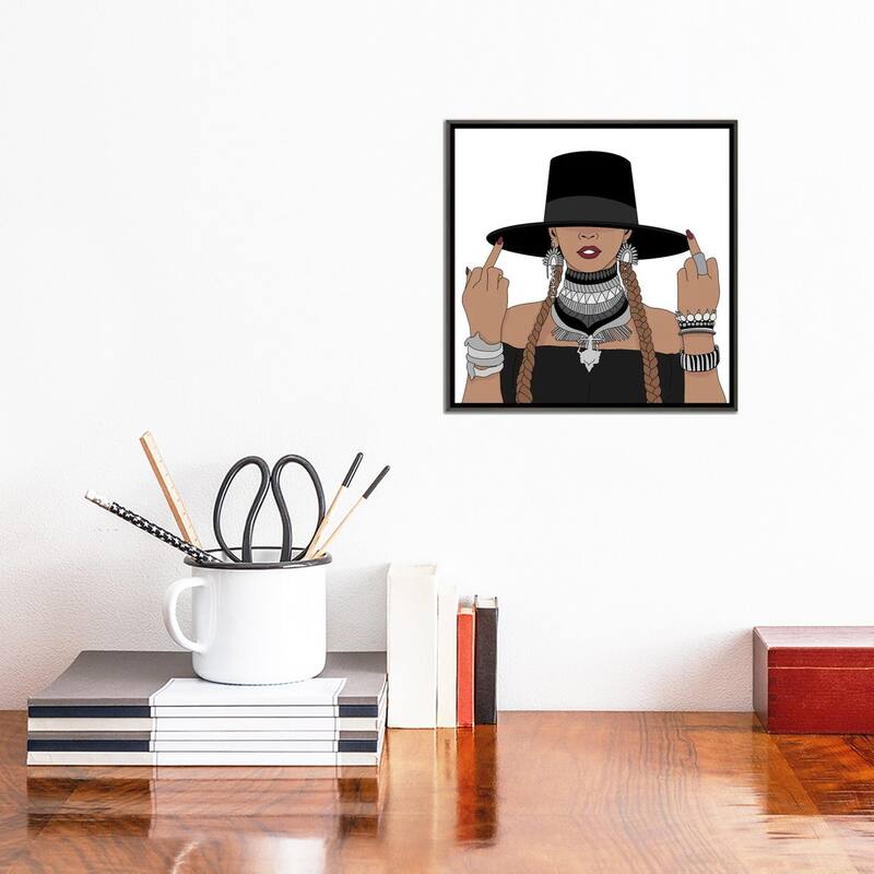 iCanvas "Beyonce Formation" by Sammy Gorin Framed