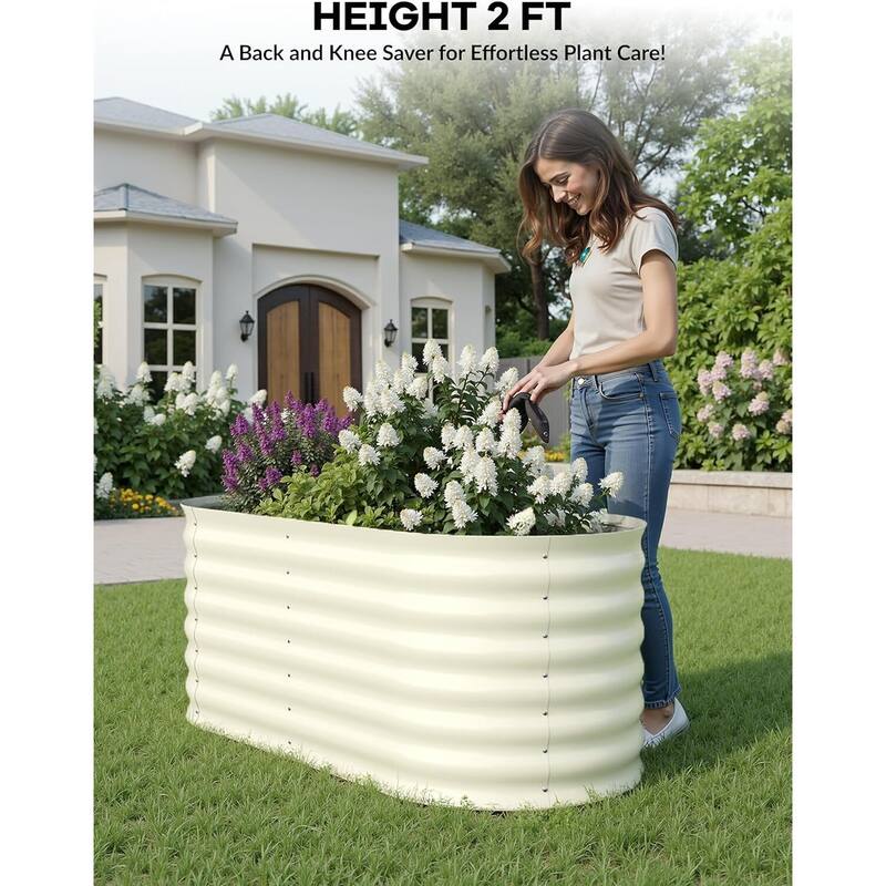 Raised Garden Bed Outdoor, for Vegetables, Fruits, Flower