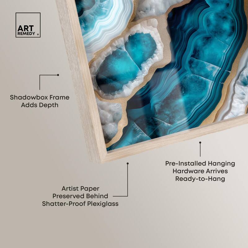 Opaline Undulation Shadowbox by Art Remedy