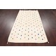 preview thumbnail 11 of 14, Vegetable Dye Polka Dot Authentic Moroccan Oriental Area Rug Handmade - 3'11" x 6'7"