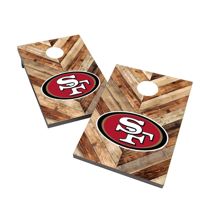 San Francisco 49ers 2x4 Cornhole Boards - NO Accessories
