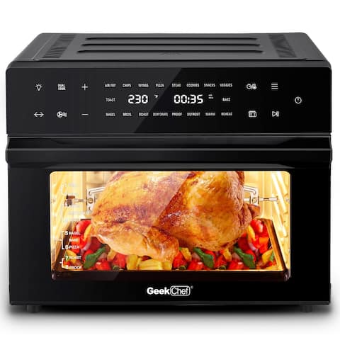 31QT Air Fryer Toaster Oven Combo, with Extra Large Capacity, Family Size, 18-in-1 Countertop Oven