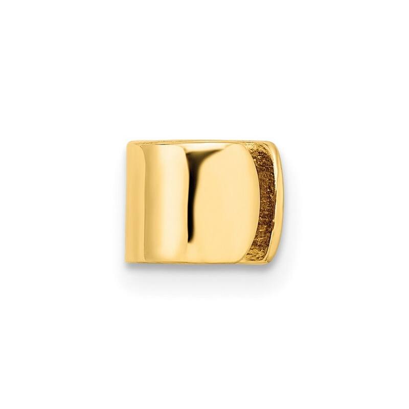 Curata 10k Yellow Gold 7.8x5.75mm Polished Single Ear Cuff