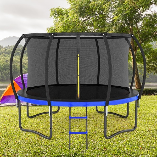 12FT Trampoline With Enclosure Net Ladder and Spring Cover Padding Bed Bath Beyond 38355464