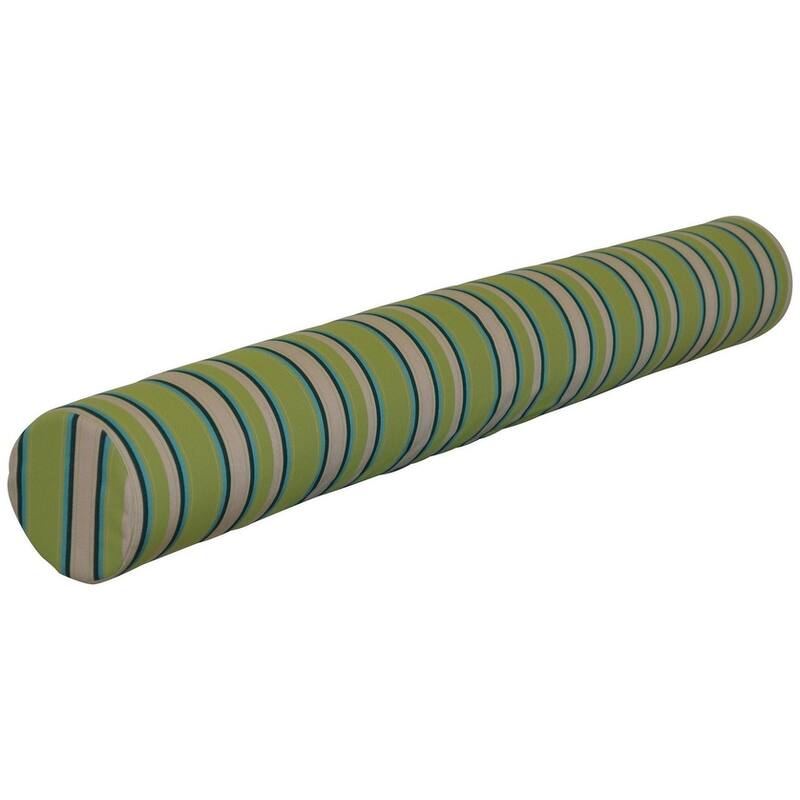 Bolster Pillow - 7" x 52" - Lime Stripe