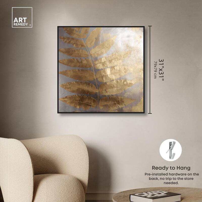 Golden Canopy (II) Canvas by Art Remedy