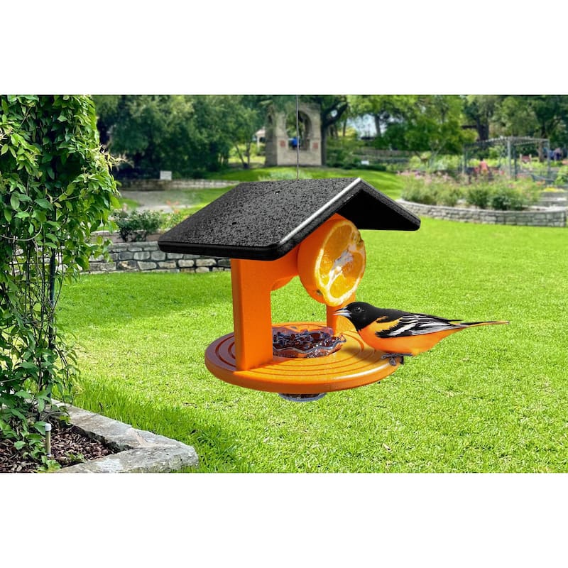 OUTDOOR LEISURE PRODUCTS Model GM29OB Single Oriole Feeder Made of High Density Poly Resin