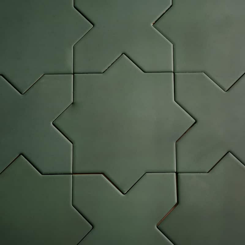 Seville 7" Star with 5" Cross Matte Porcelain Wall and Floor Tile (10.62 sq ft/case) - 68 Pack