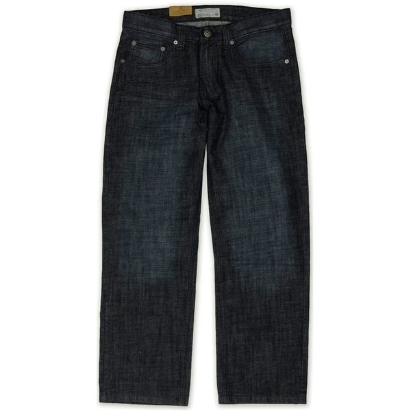 Ecko Unltd. Mens Core Coastal Relaxed Jeans, blue, 28W x 32L. Opens flyout.