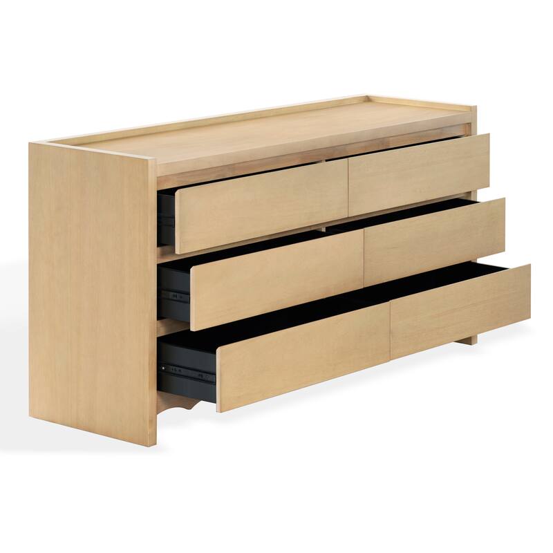 SAFAVIEH Couture Rhylee 6-Drawer Wood Dresser