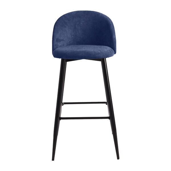 Homy Casa Mid-century Modern Upholstered Counter Stools