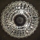 preview thumbnail 2 of 0, Crystorama 2 Light Clear Crystal Bronze Ceiling Mount - 10'' W x 7'' H