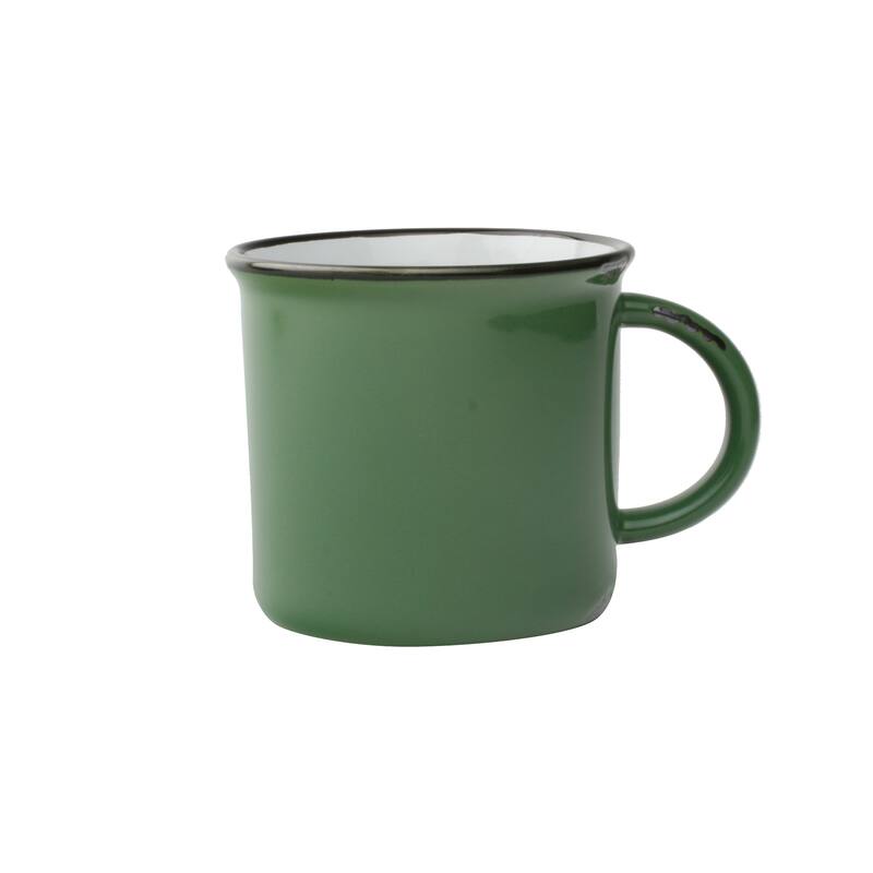 Tinware Mugs- Set of 4 - Green