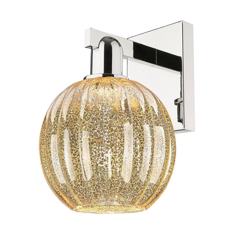 Innovations Lighting 716-1W-12-7 Preston Sconce Preston 12" Tall Wall - Polished Nickel / Mercury