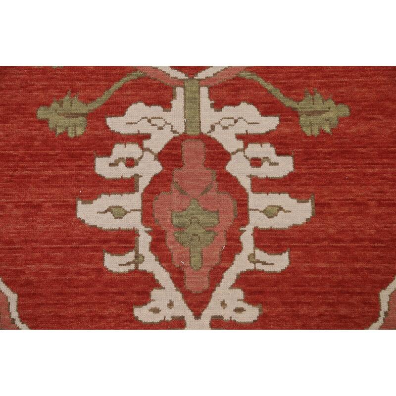 Heriz Serapi Turkish Oriental Traditional Wool Area Rug Hand-knotted - 9'9" x 13'0"