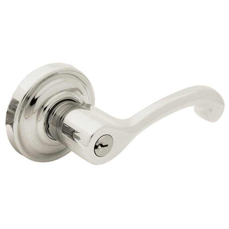 Baldwin Classic Style Single Cylinder Keyed Entry Door Knob Set with