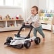 preview thumbnail 33 of 38, Gymax 4-in-1 Baby Push Walker Activity Center w/3-Level Adjustable