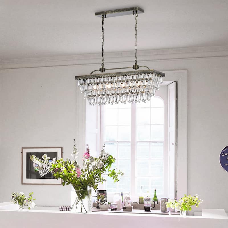 Hemera 4-light Crystal Chandelier