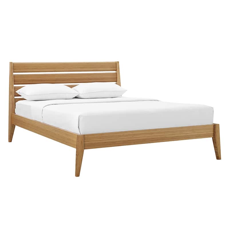 Tristan King Platform Bed, Golden