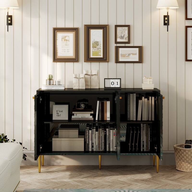 three-door cabinet