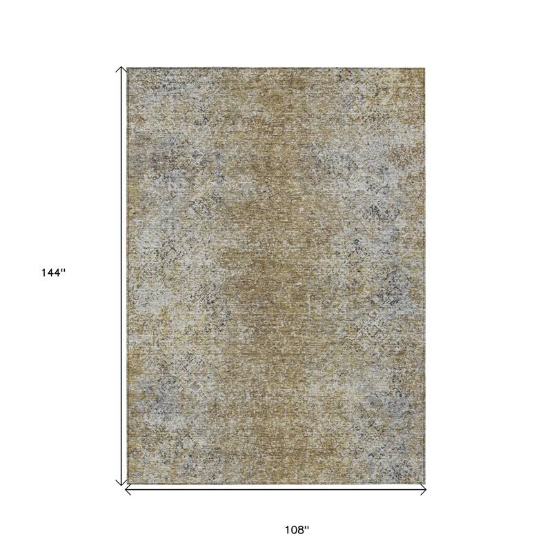 HomeRoots Oriental Transitional Rectangle Outdoor Rug