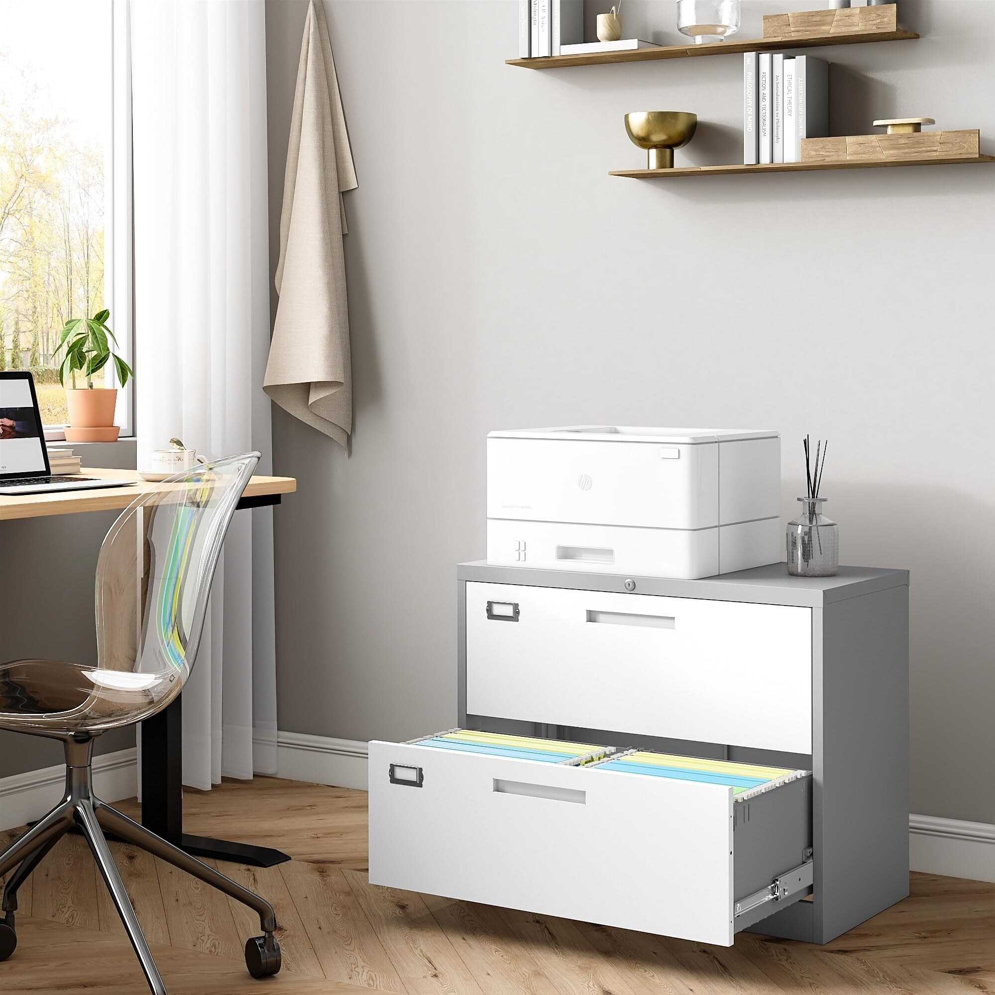 Wide shop file cabinet