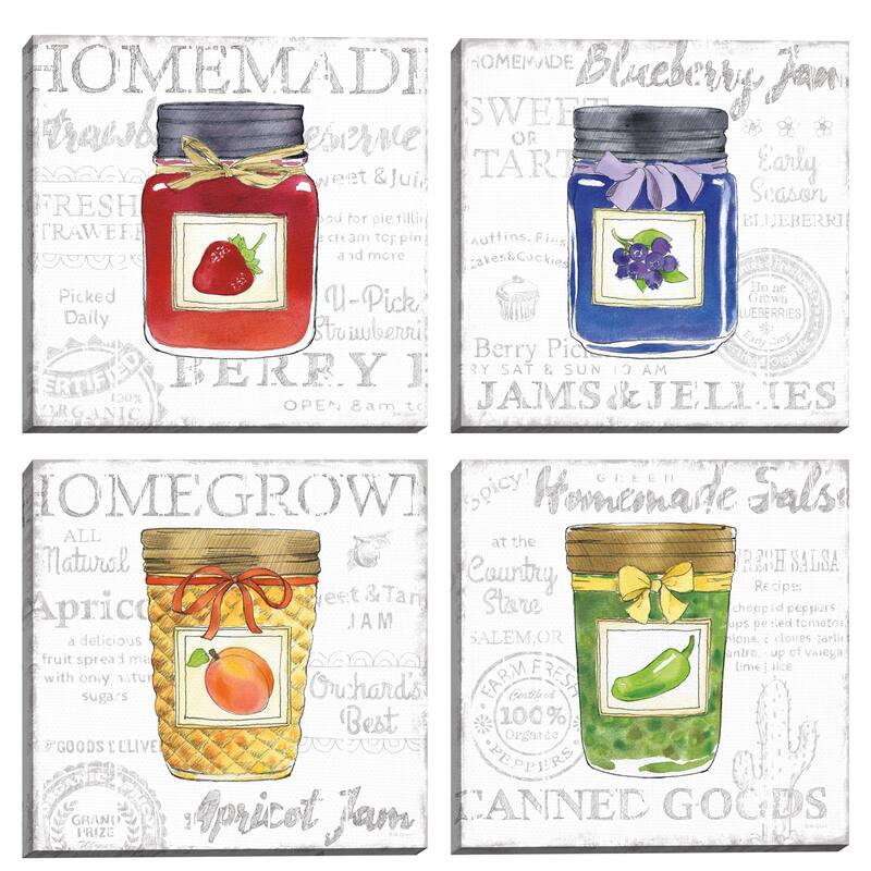 Canning Kitchen by Beth Grove Canvas Art Prints