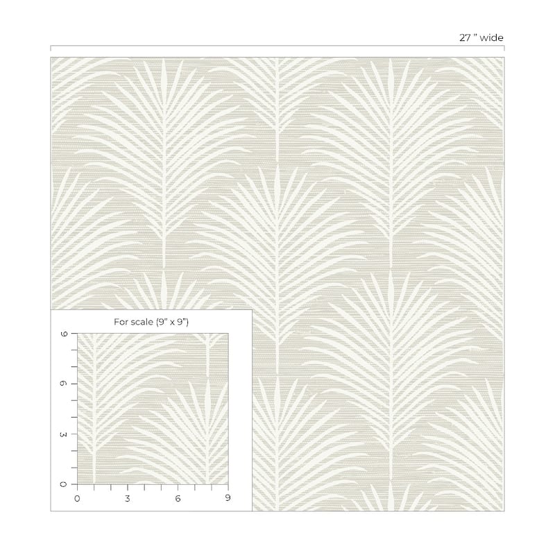 NextWall Grassland Palm Peel and Stick Wallpaper