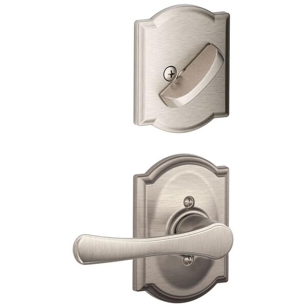 Schlage F59 Vla Cam Avila Interior Pack Door Lever With Camelot Schlage F59 Vla Cam Avila Interior Pack Door Lever With Camelot Rosette For