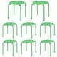 preview thumbnail 42 of 43, Stacking Stools Portable with Metal Frame Stack Nesting Stools ColorfulStackable Bar Stools Chairs (Set of 6 or 8) Set of 8 - Green