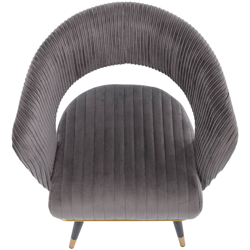 Swivel Velvet Dining Chair with Metal Legs, Set of 2