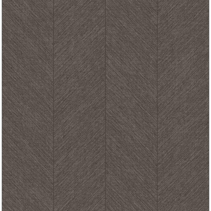 A-Street Prints Kallam Espresso Chevron Wallpaper
